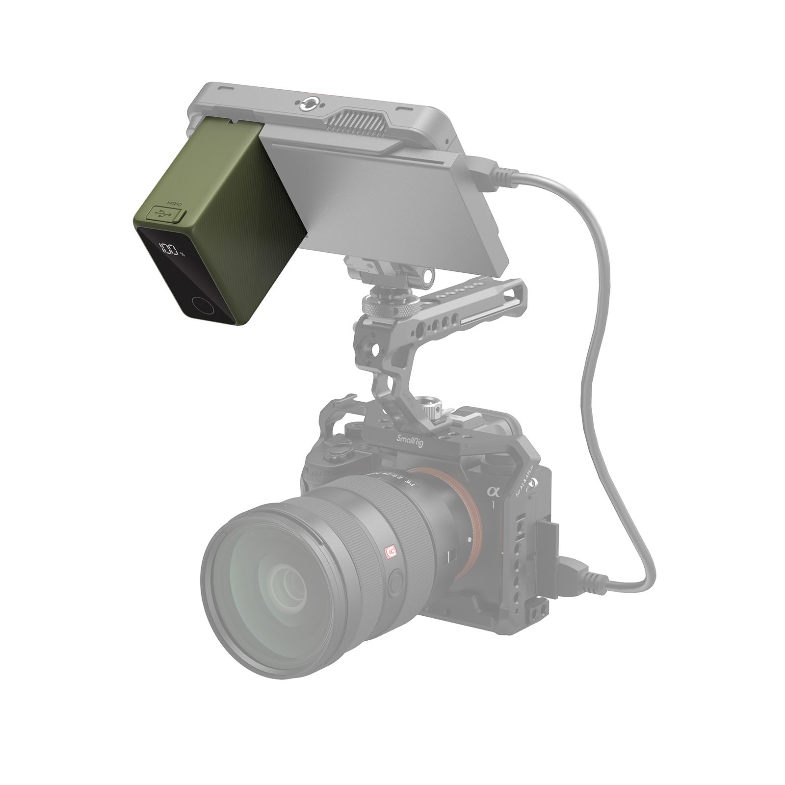 NP-F970 USB-C Rechargeable Camera Battery - Green 4577