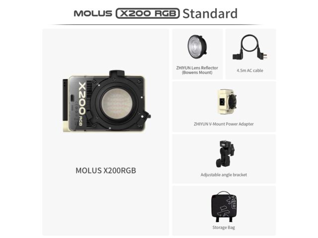 X200RGB COB Light Standard