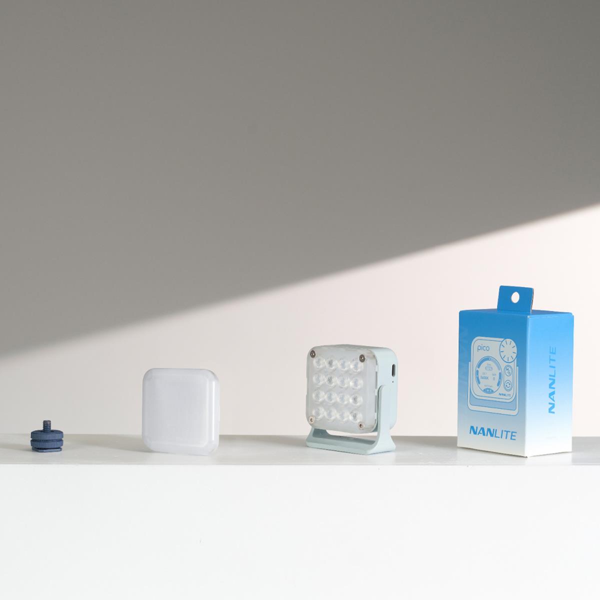 NANLITE pico LED Mini Pocket Light - Mint Blue