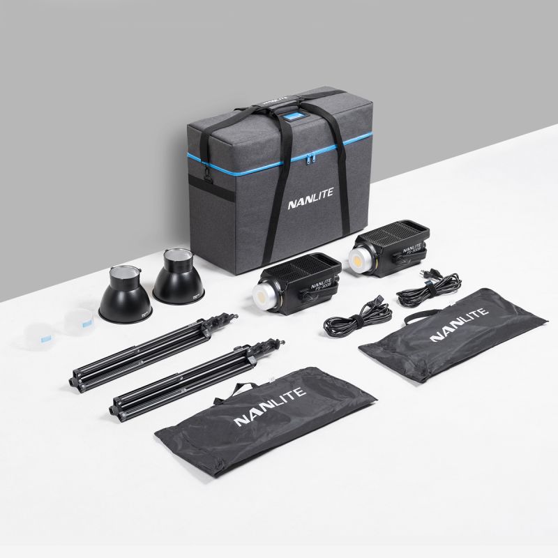 NANLITE FS-300B 2KIT with light stand