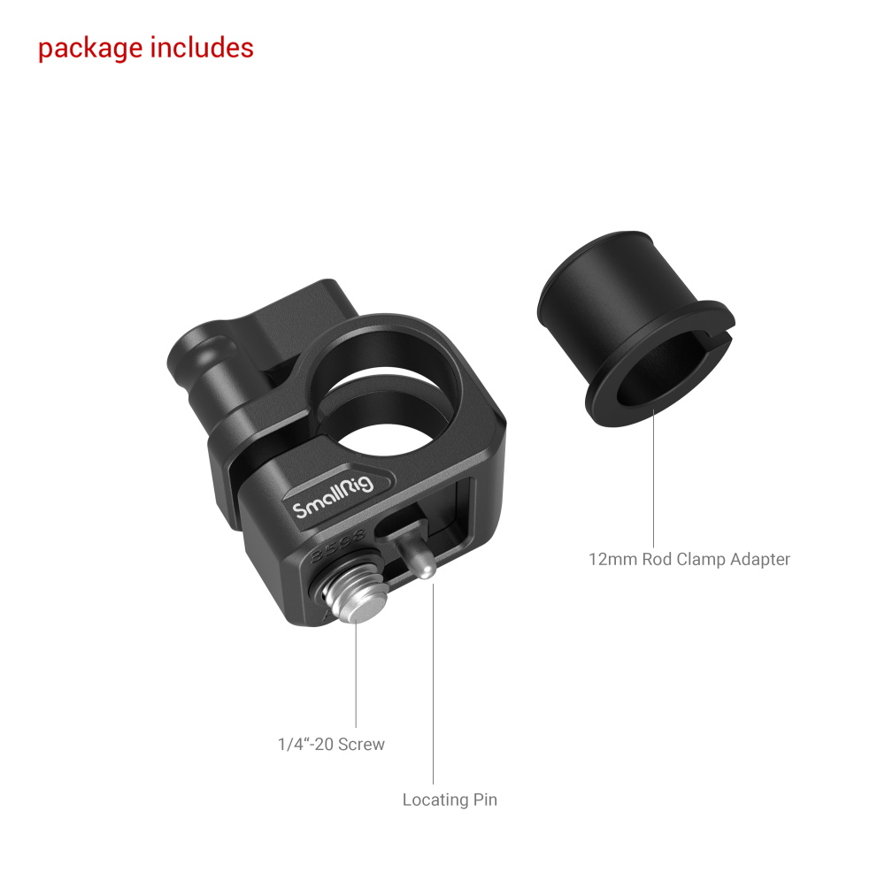 Single 12/15mm Rod Clamp Panasonic Lumix GH6 Cage 3598