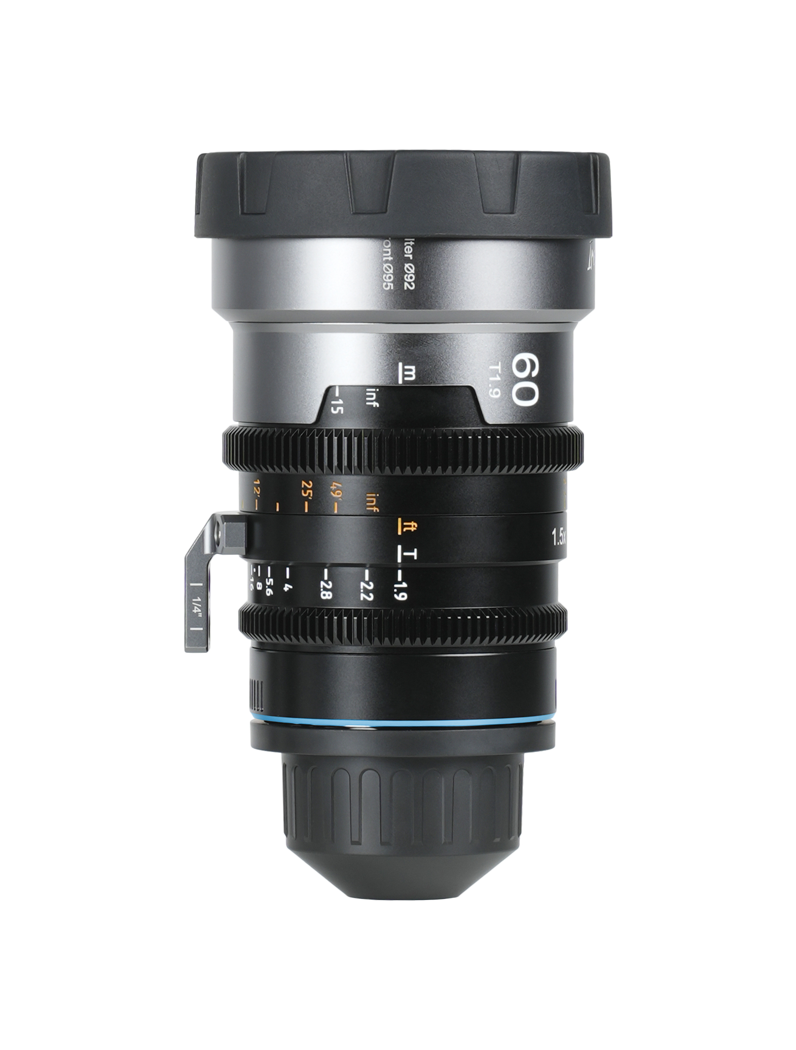 Sirui IronStar 60mm T1.9 1.5x Anamorphic Full Frame Cine Lens (PL / EF- Mount)- Blue Flare
