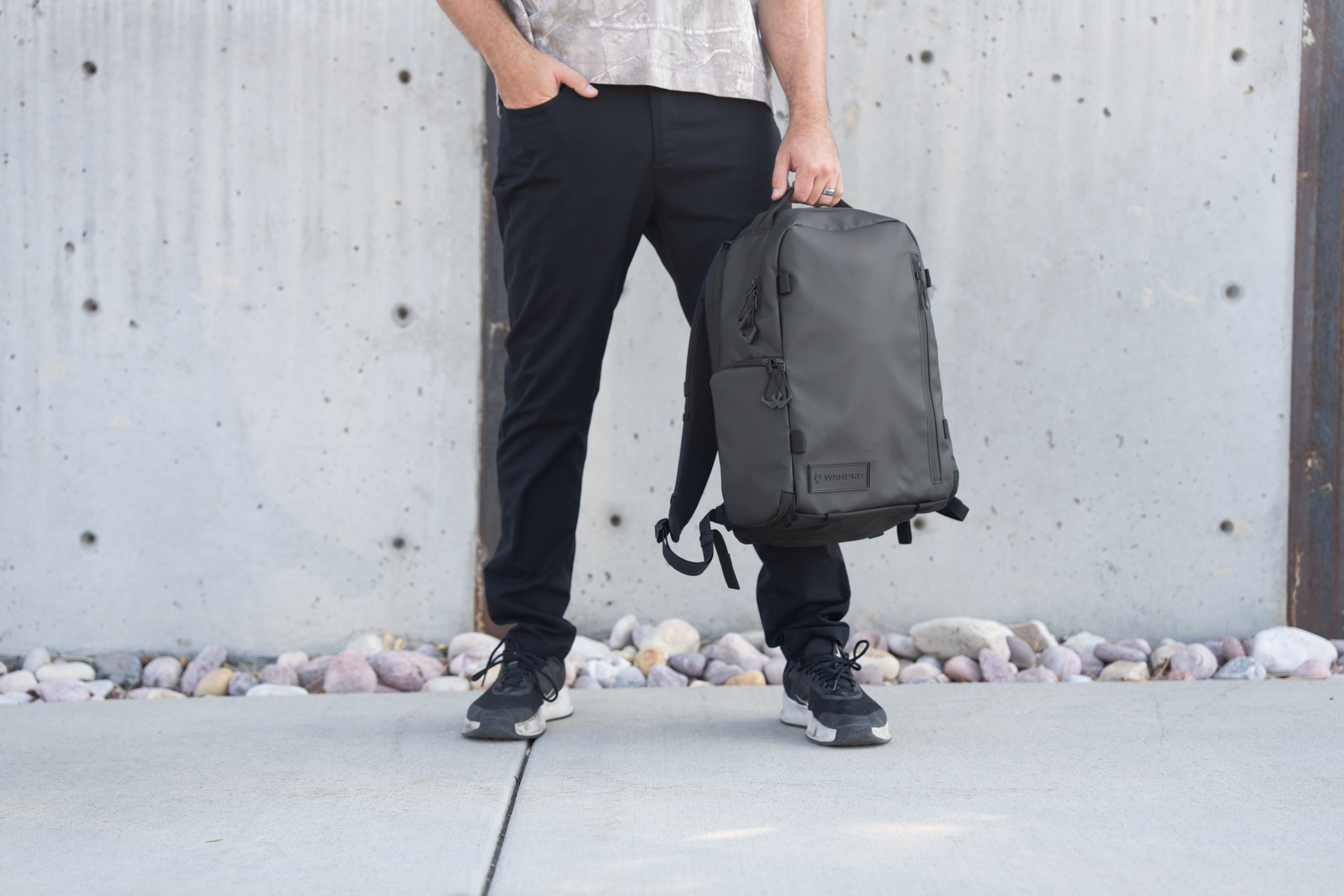 PRVKE 21 Zip Bag Only Black