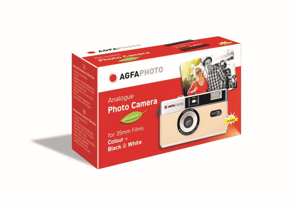 Agfa 35mm Analogue Camera - Beige