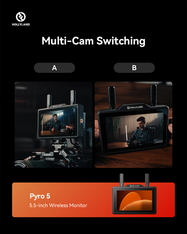 Pyro 5  5.5" Wireless Transceiving Monitor