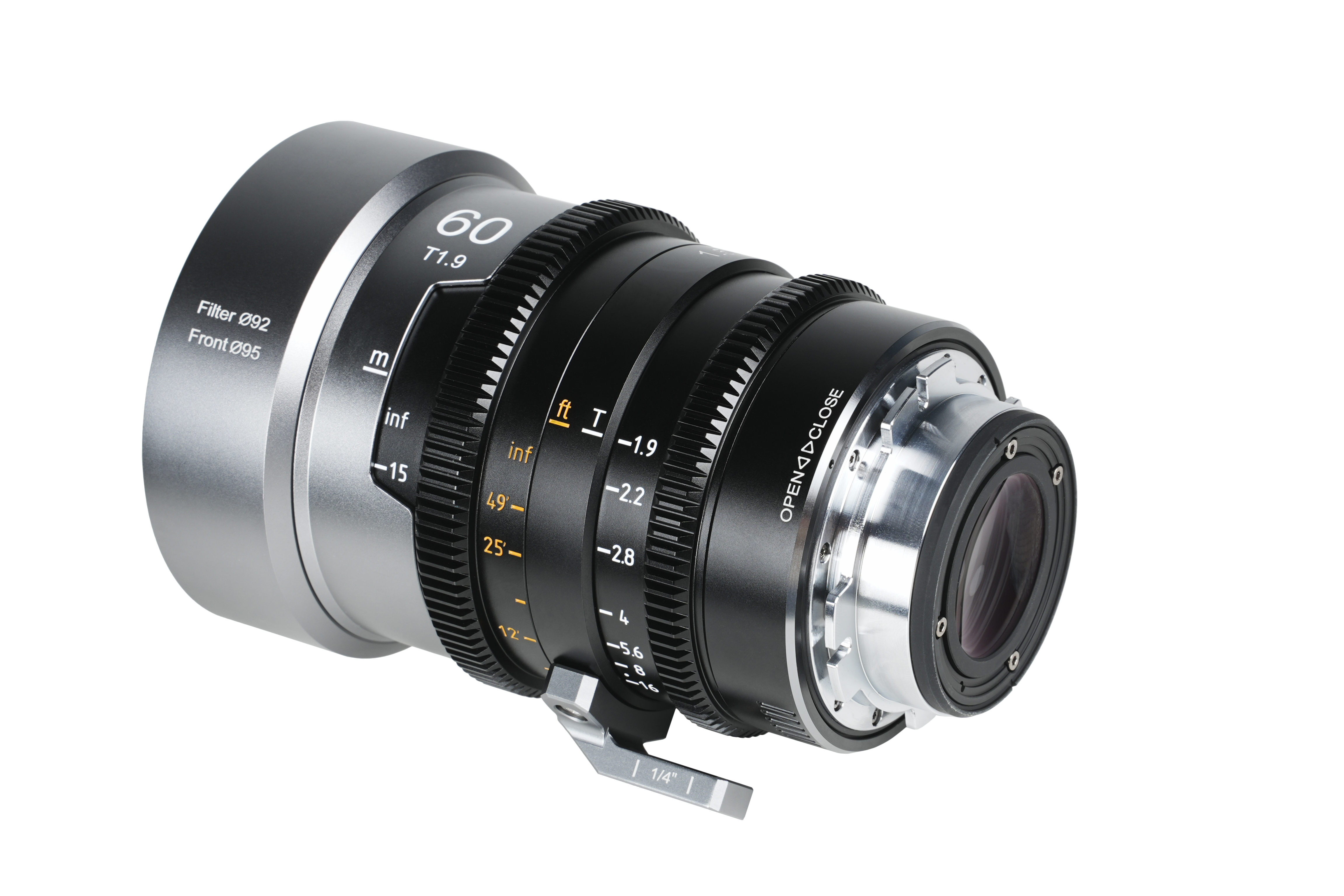 Sirui IronStar 60mm T1.9 1.5x Anamorphic Full Frame Cine Lens (PL / EF- Mount)- Neutral Flare