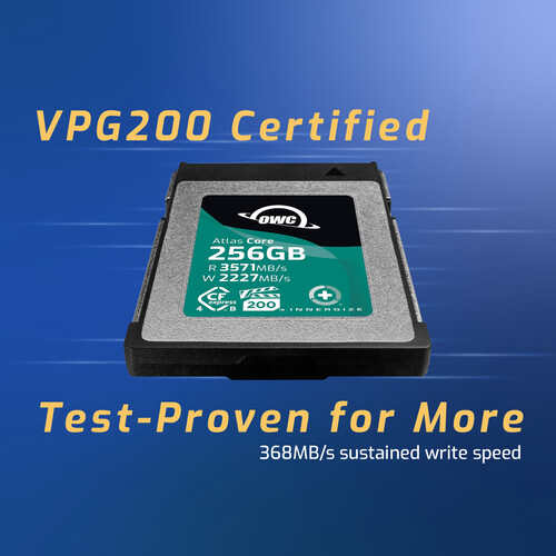 Atlas Core CFexpress 256GB 4.0 Type B, VPG 200 Memory Card