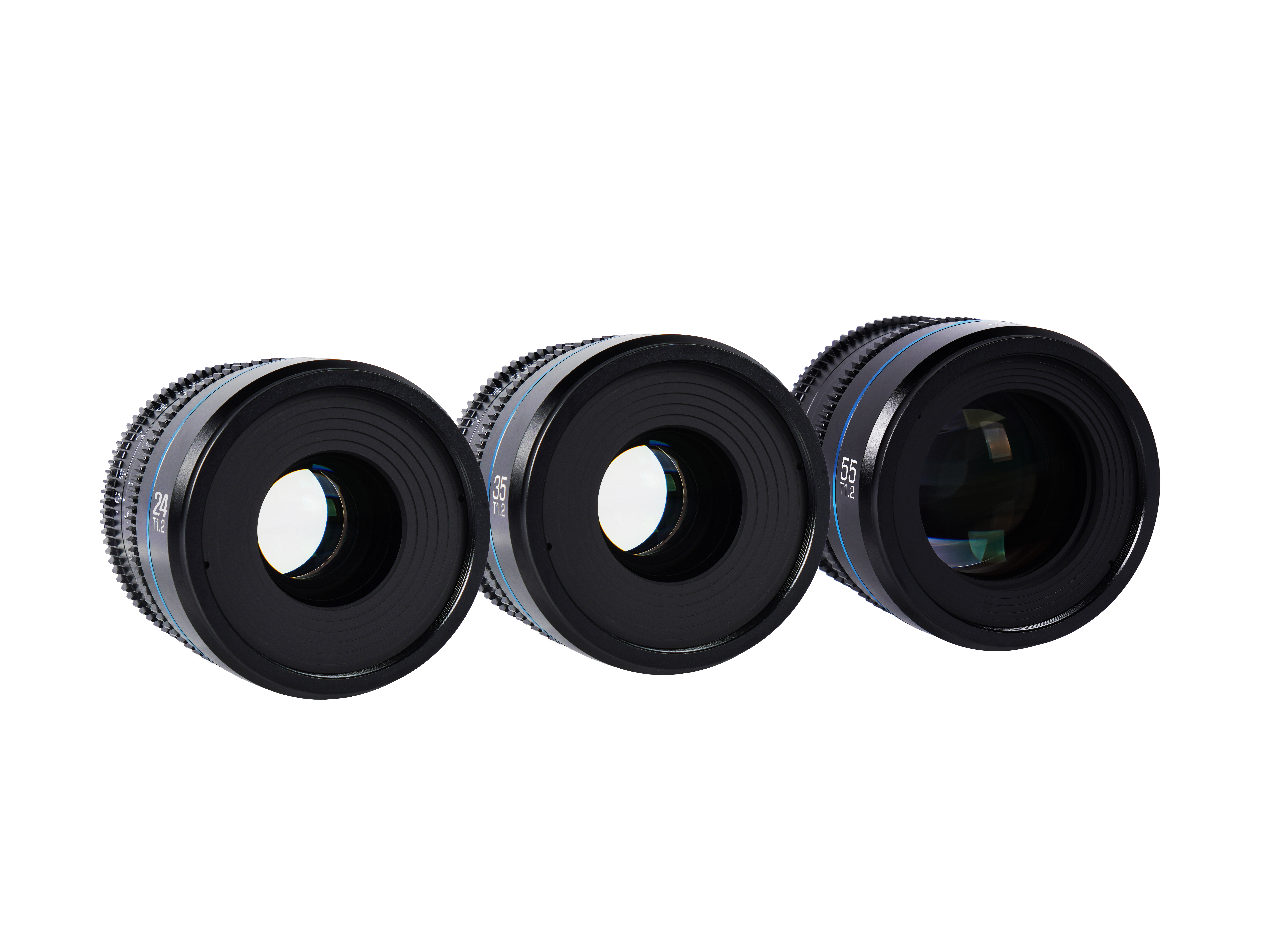 Sirui Nightwalker 24/35/55mm T1.2 MF Bundle (M4/3-Mount)-Black