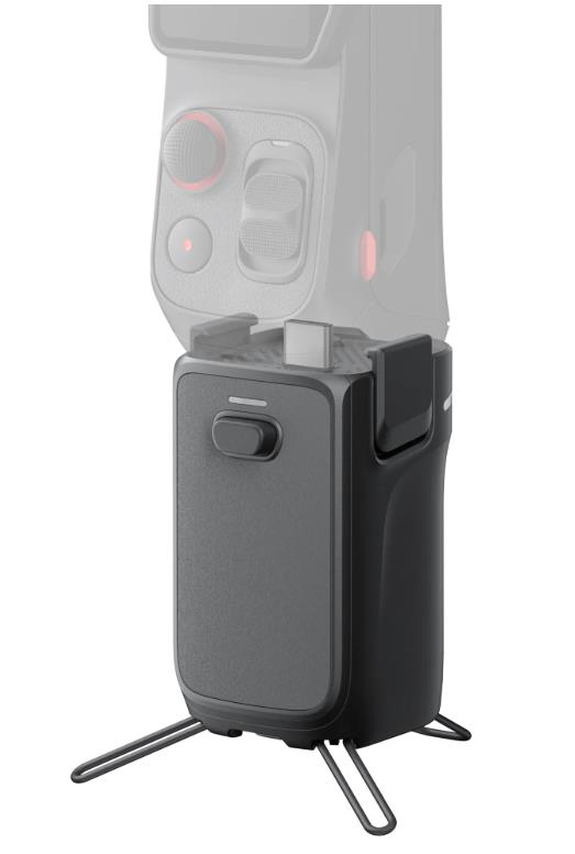 Battery Handle for insta360 Luna Series - Black