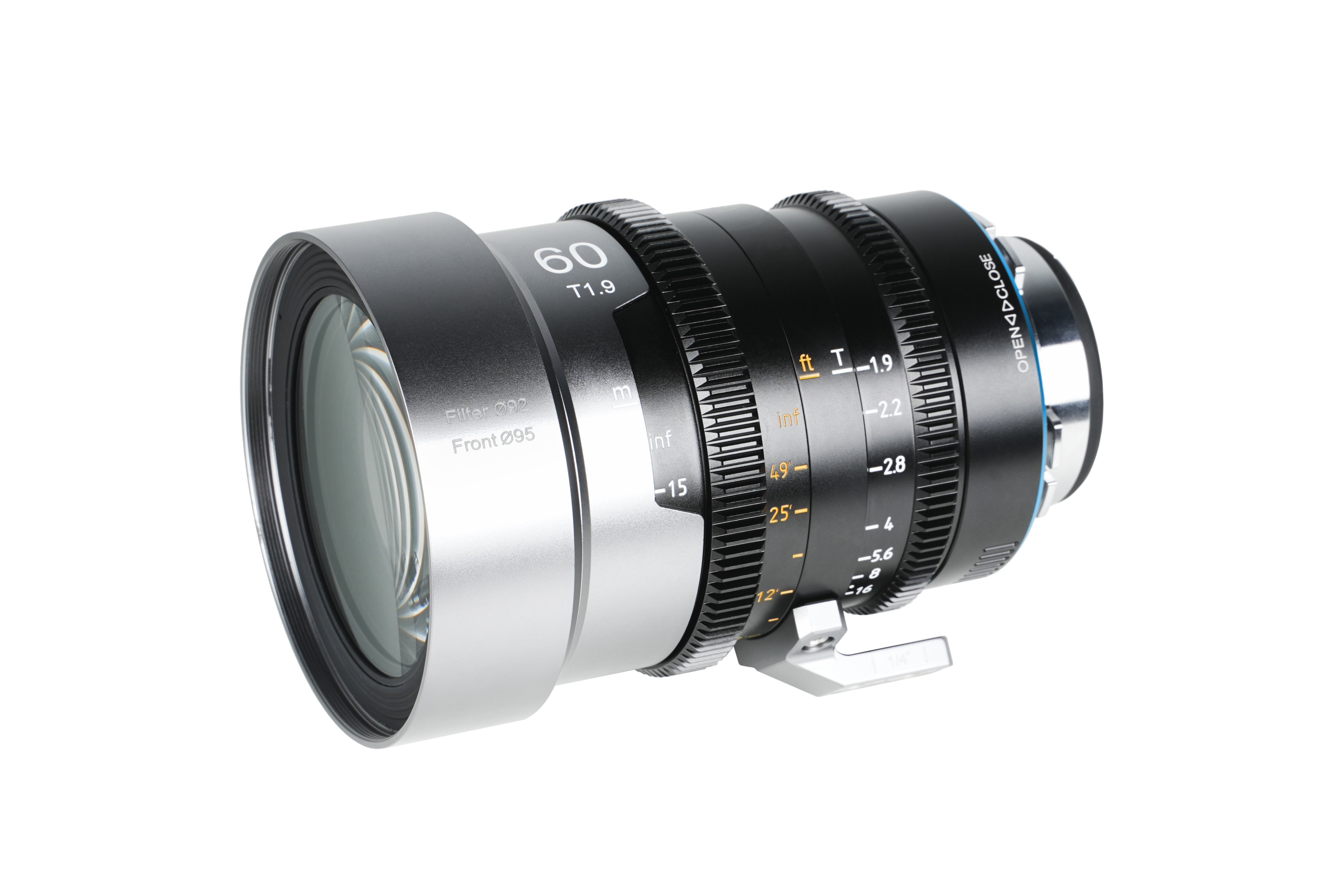 Sirui IronStar 60mm T1.9 1.5x Anamorphic Full Frame Cine Lens (PL / EF- Mount)- Blue Flare