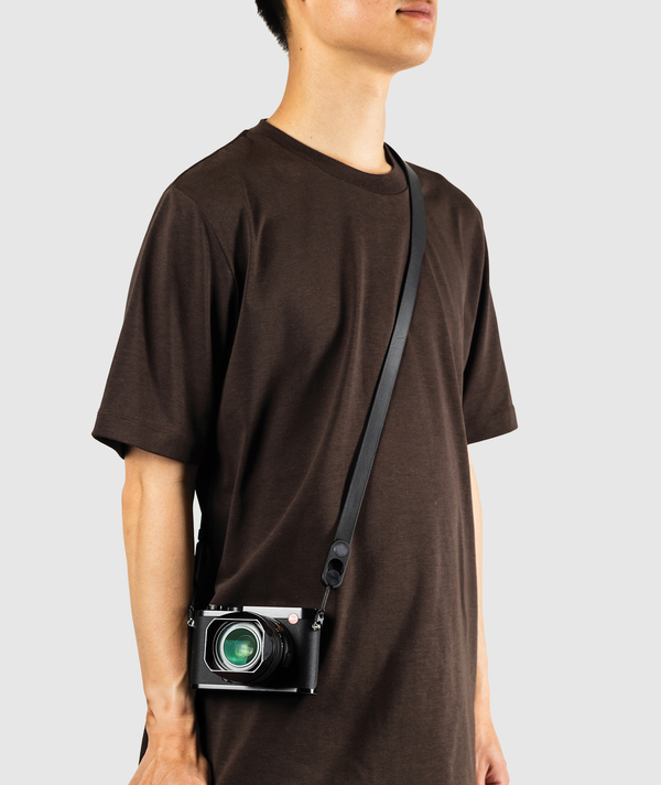 Leather Camera Strap Standard - Black