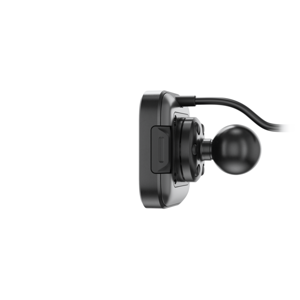 1" Motorcycle Locking & Charging Ball Adapter - Black