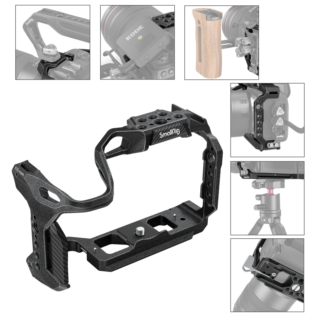 Cage Canon EOS R5/R5C/R6 "Black Mamba" 3233
