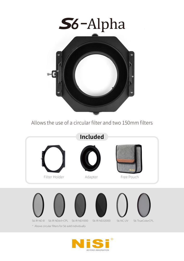 S6 Alpha Filterhalter und Hülle für Sigma 14-24mm F2.8 DG DN (Sony E- Mount)