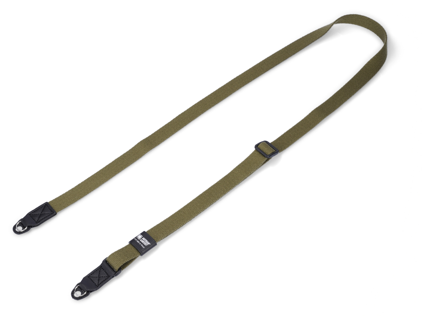 ACAM-100AA Slim and Soft Cloth Camera Strap (L) - Khaki