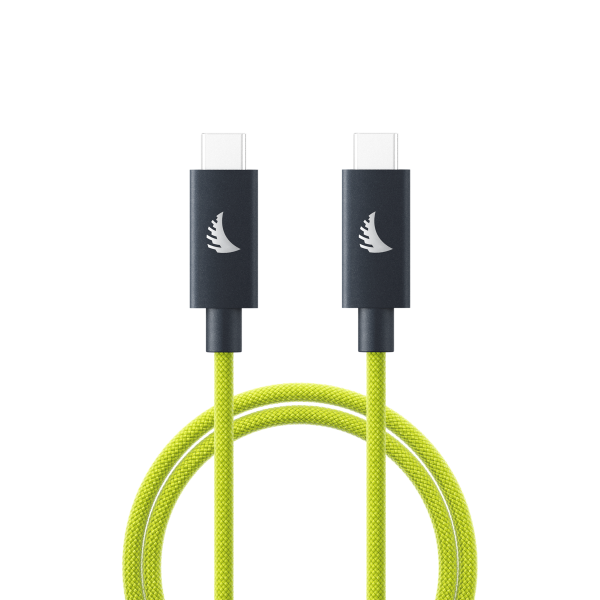 USB-C 4.0 Solid Flex Cable - Lime 32cm