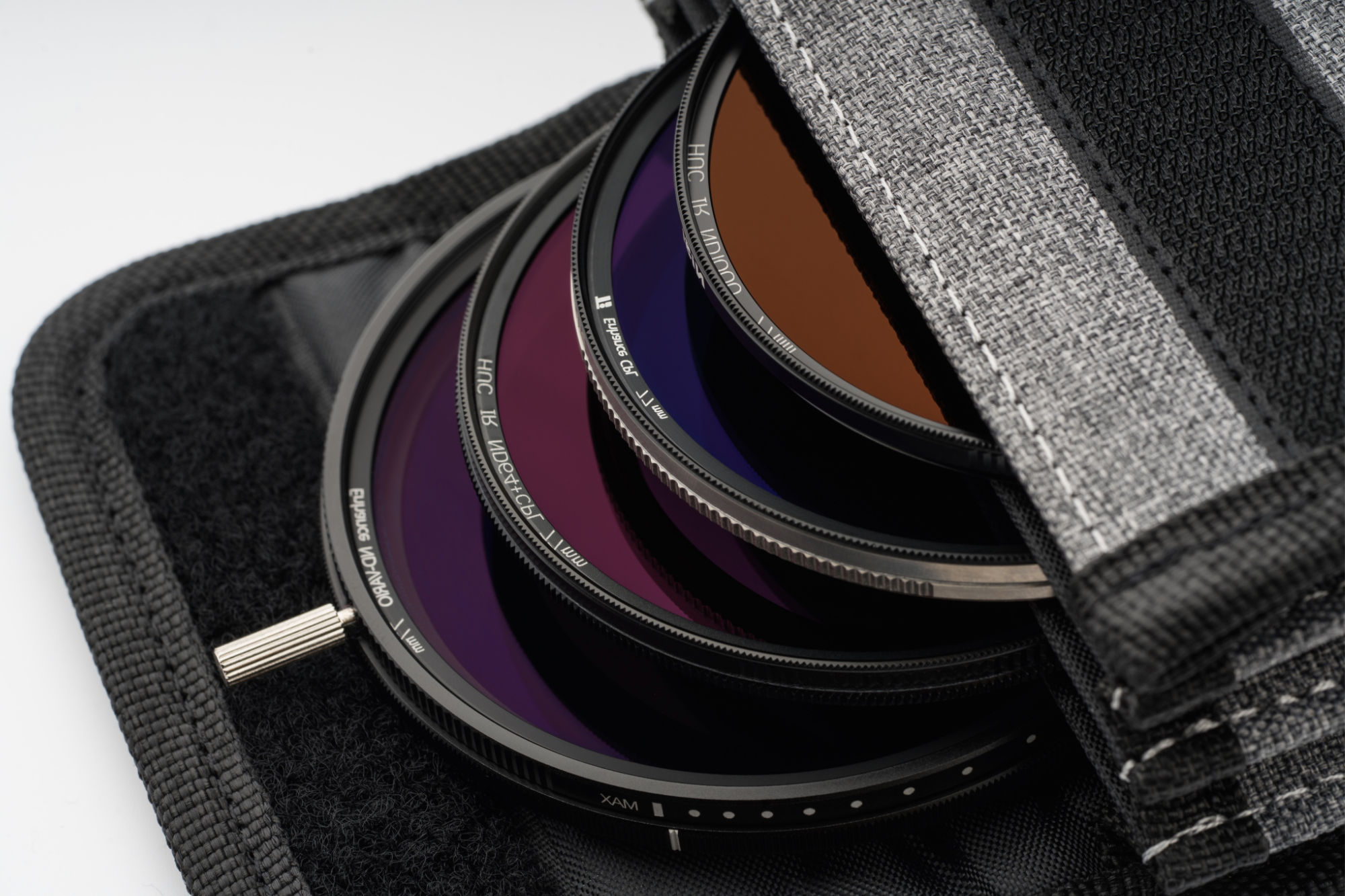 Filtertasche für 4x Schraubfilter bis Ø 95mm