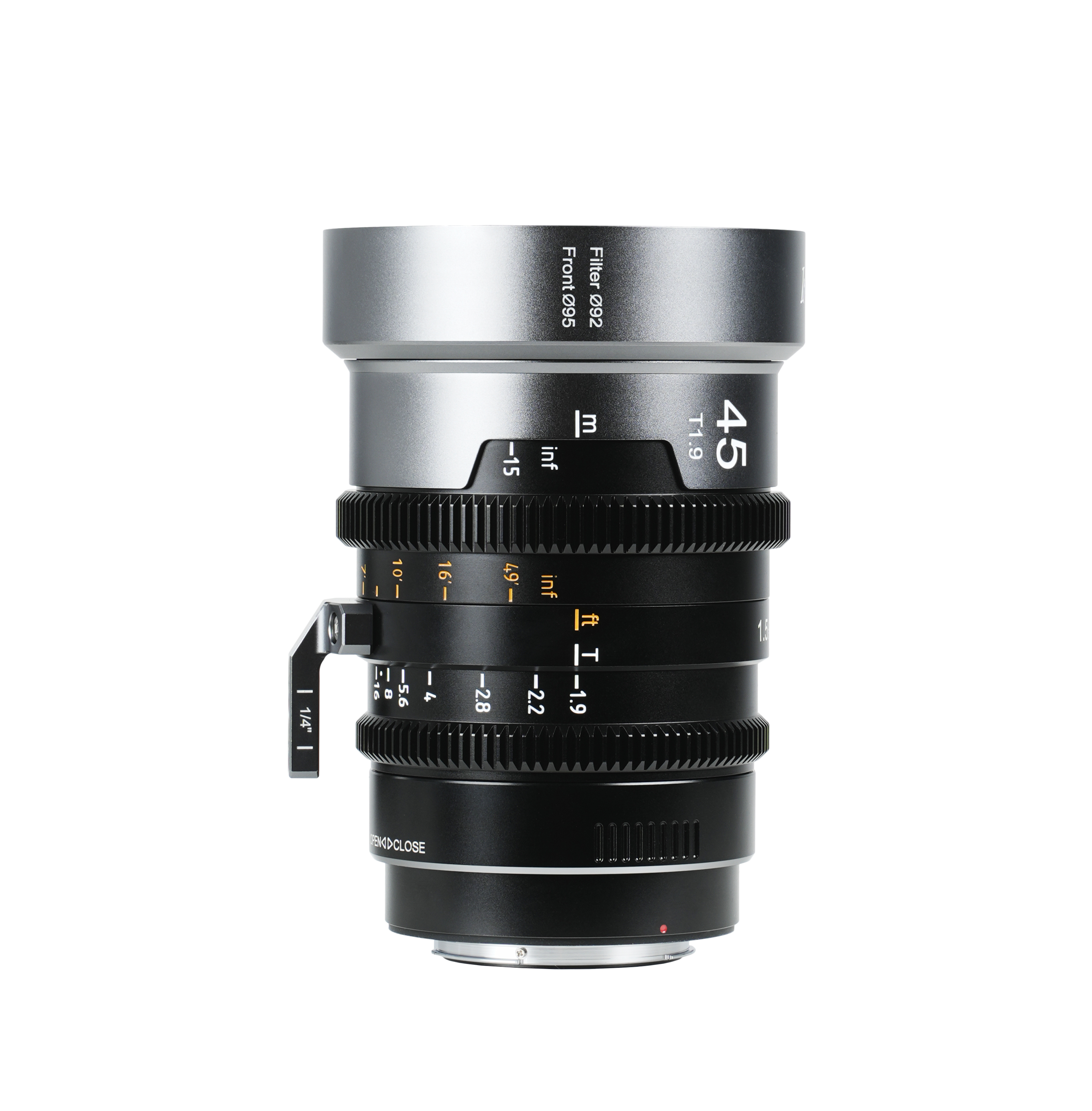 Sirui IronStar 45mm T1.9 1.5x Anamorphic Full Frame Cine Lens (PL / EF- Mount)- Neutral Flare