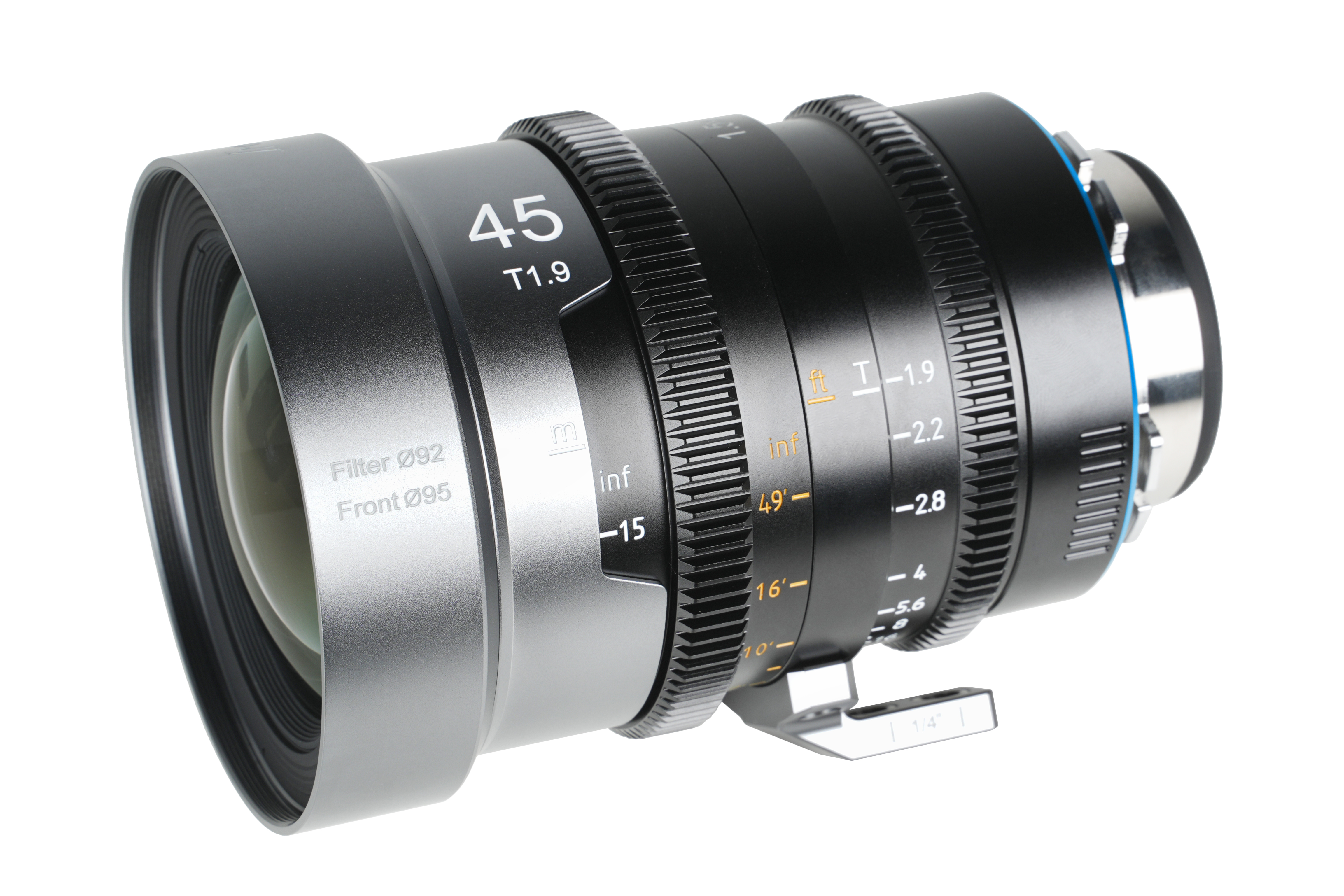 Sirui IronStar 45mm T1.9 1.5x Anamorphic Full Frame Cine Lens (PL / EF- Mount)- Blue Flare