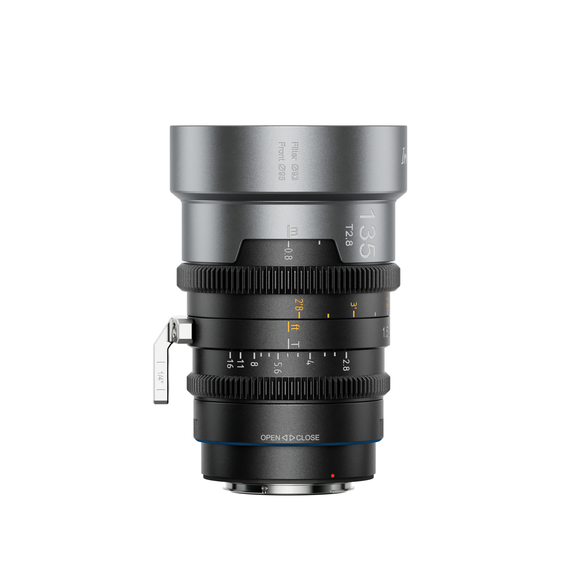 IronStar 75/100/135mm  1.5x Anamorphic FF Cine - Blue Flare