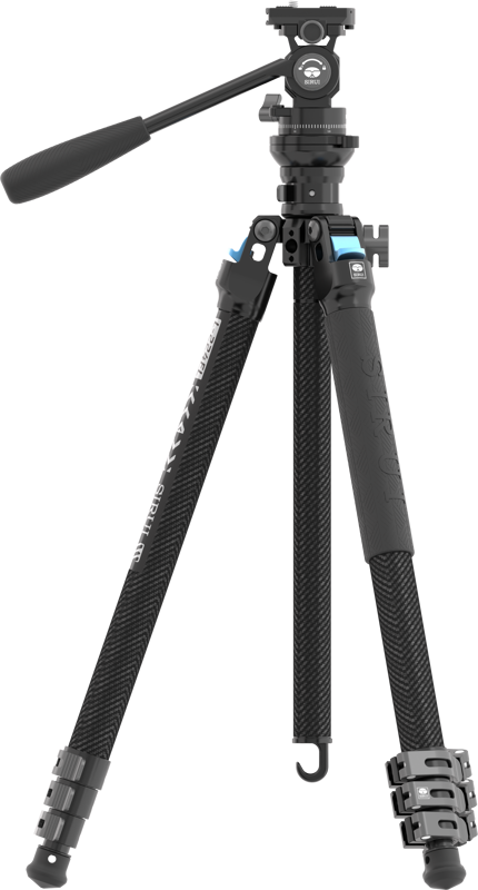 Sirui Tripod Kit L-224F + KV-5 Video Head (w/ Flip Lock)