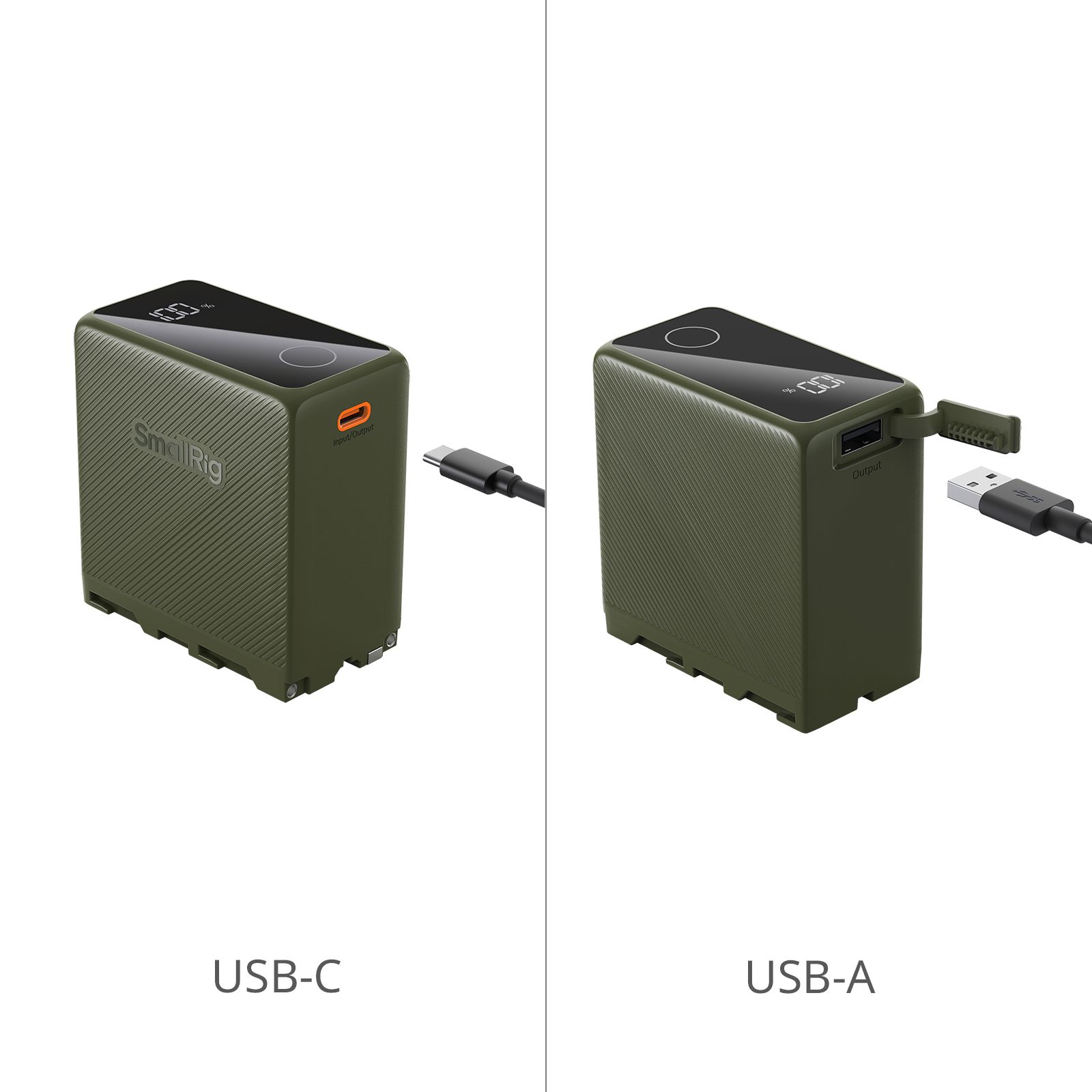 NP-F970 USB-C Rechargeable Camera Battery - Green 4577