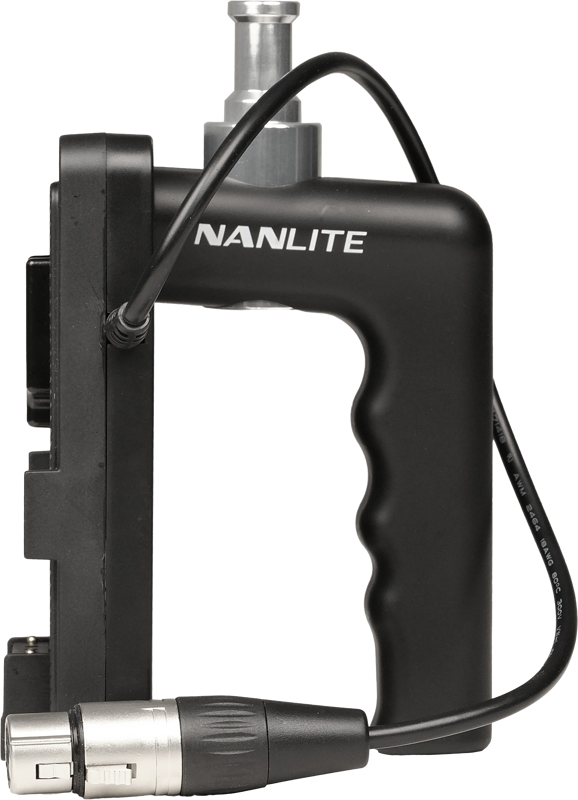 NANLITE V-Mount Battery Grip w. 4-Pin XLR Connector