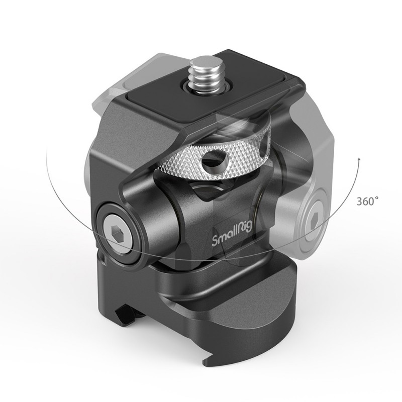 Swivel and Tilt Adjustable Monitor Support with NATO Clamp 2906B