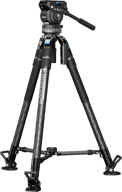 SIRUI Pro Video Tripod Kit Rapid SVS75+VHS10