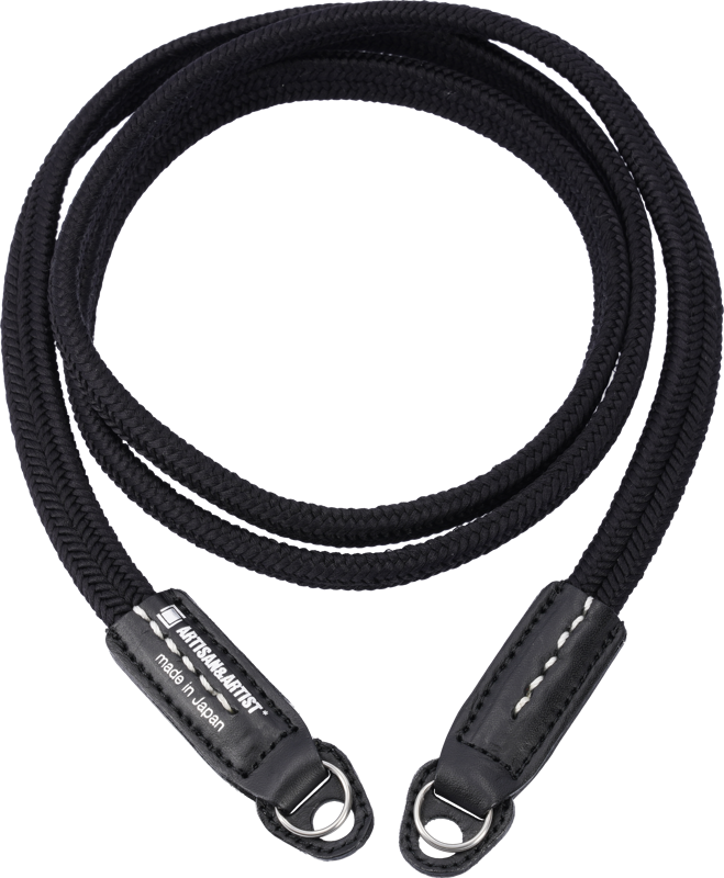 Silk Cord Camera Strap Ring (L) - Black