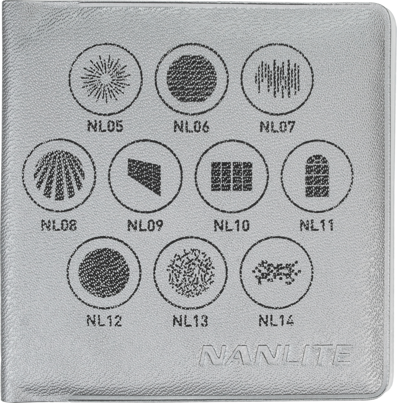 NANLITE Projection Attachment GOBO Set 1 FM Mount