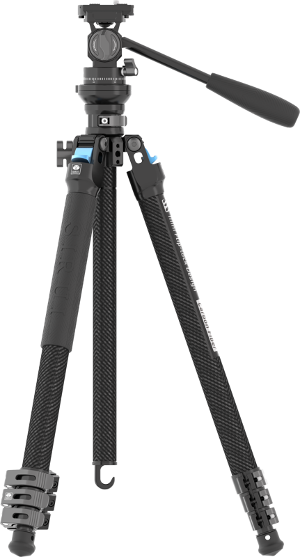 Sirui Tripod Kit L-224F + KV-5 Video Head (w/ Flip Lock)