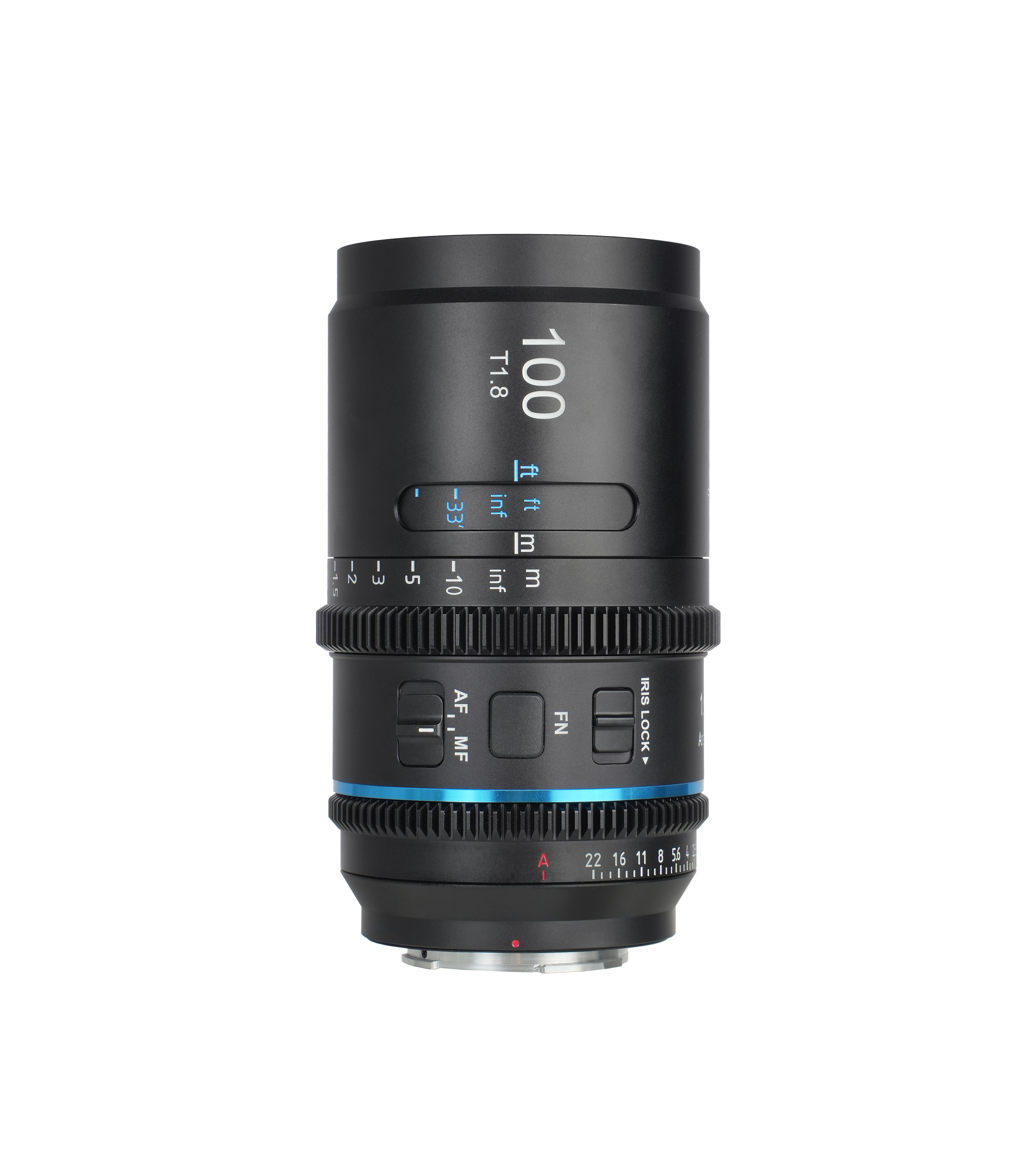 Sirui Astra 100mm  T1.8 1.33x AF Full Frame Anamorphic Cine Lens (E mount) - Blue Flare