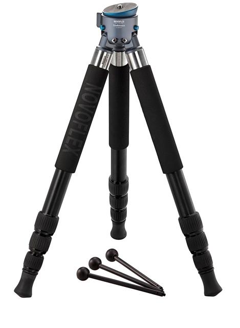 3-Bein Stativ mit 4-segmentigen Aluminiumsbeinen