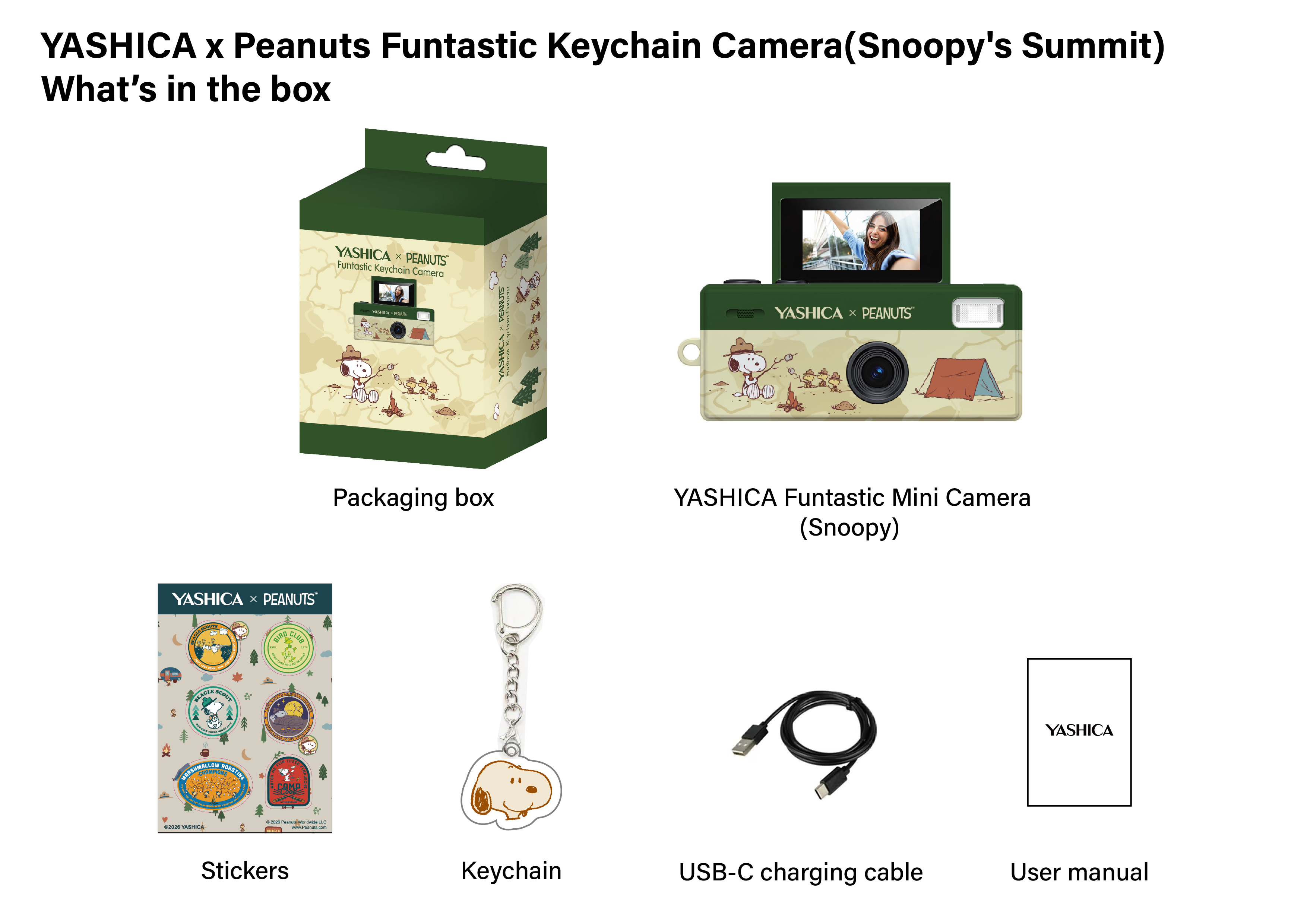 YASHICA Funtastic Keychain Camera