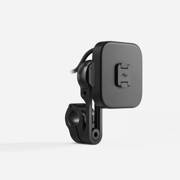Motorcycle Charging Mirror Mount - Black