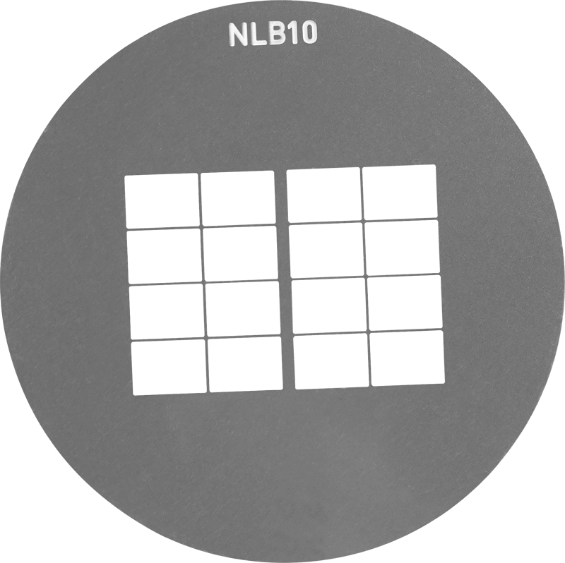 NANLITE GOBO Size B Set 1 (1 Set x 10pcs)