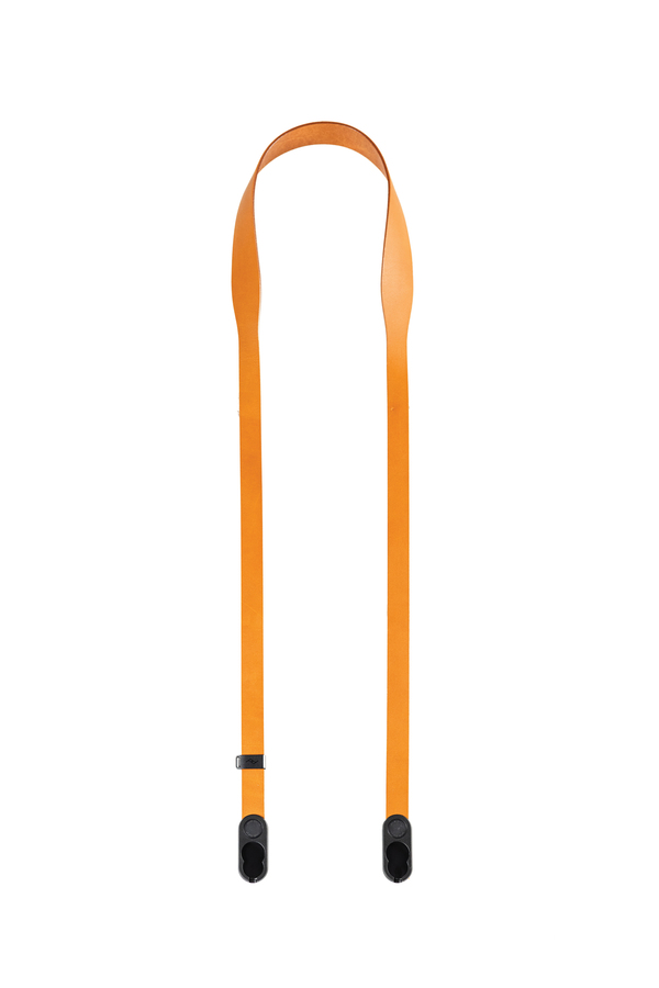 Leather Camera Strap Long - Amber