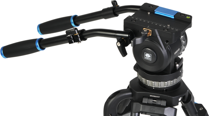 SIRUI Tripod Kit SQ100+VHS18 SIRUI Twin-Leg w. 100mm Half Bowl