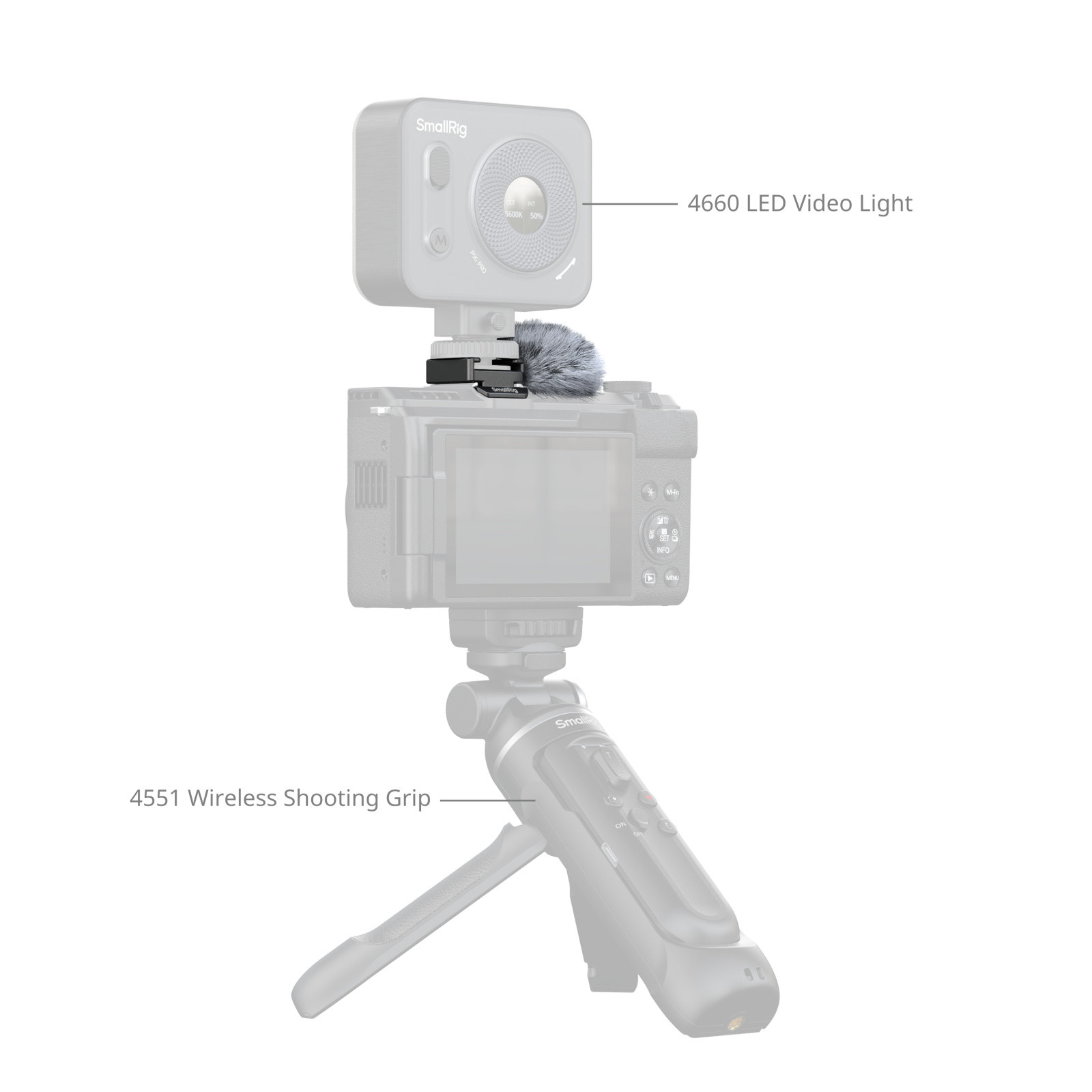 Furry Windscreen for Canon PowerShot V1 5989