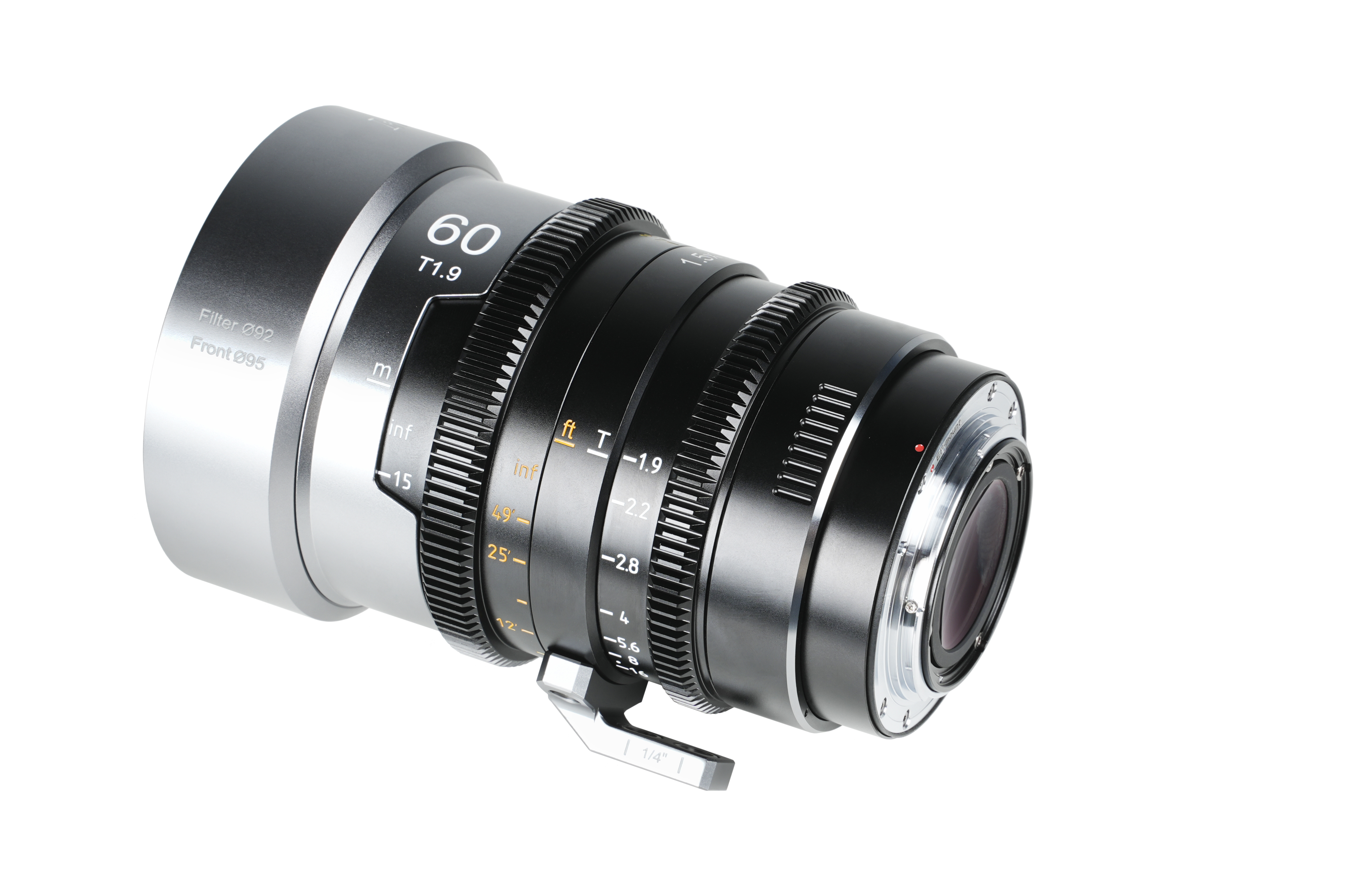 Sirui IronStar 60mm T1.9 1.5x Anamorphic Full Frame Cine Lens (PL / EF- Mount)- Neutral Flare