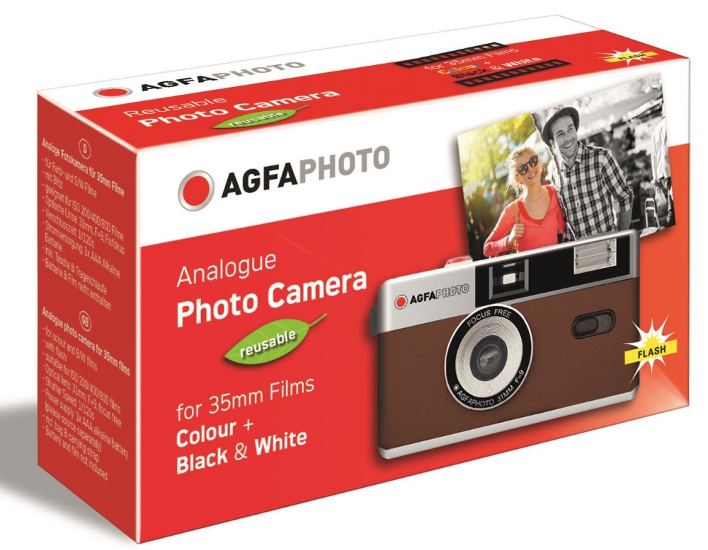 Agfa 35mm Analogue Camera - Brown