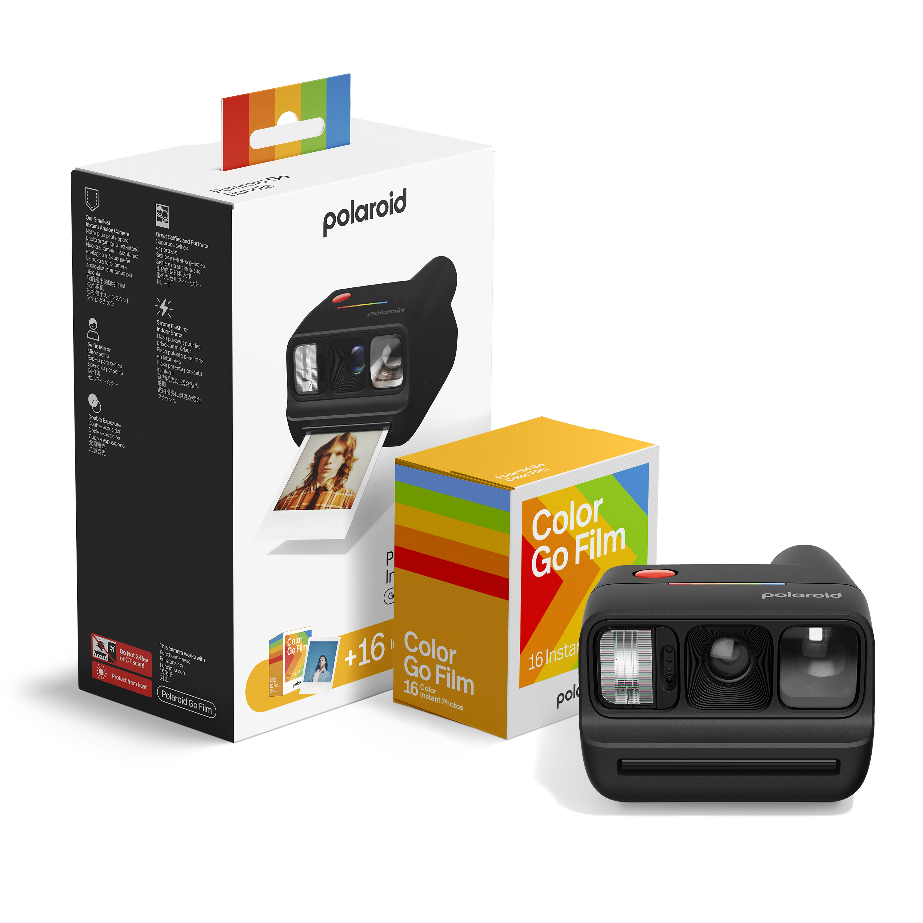Go Gen 3 Black + Color Film Bundle ( 8 Photos)