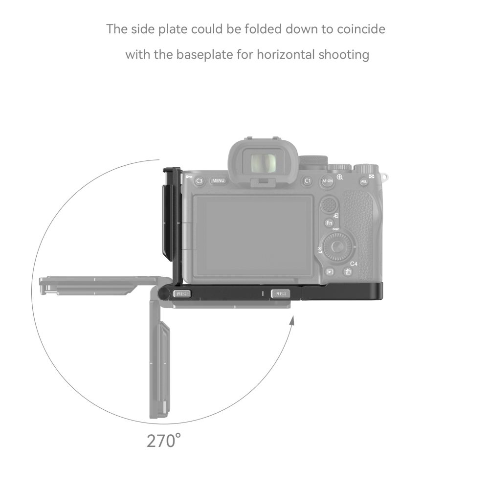SmallRig Foldable L-Shape Mount Plate for Sony A7R V/A7 IV/A7S III 3984