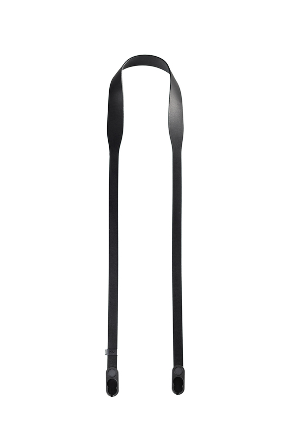Leather Camera Strap Long - Black