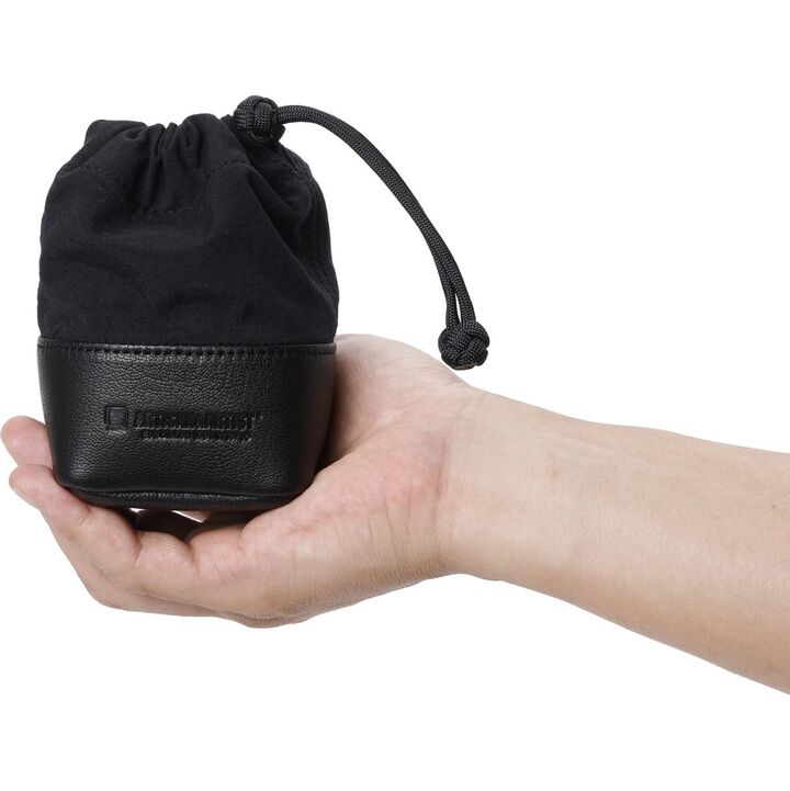 Fabric Camera Lens Pouch (S) - Black