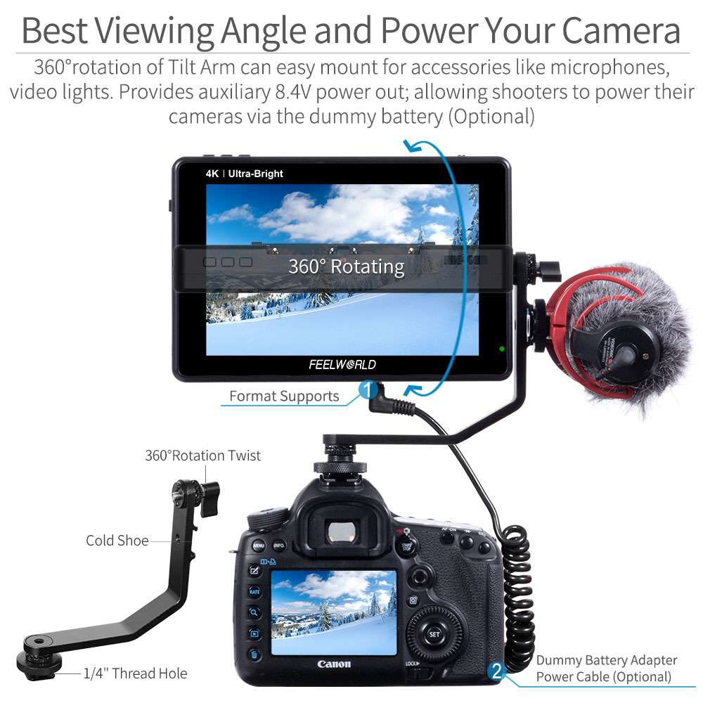 LUT7ST 7" 10-Bit SDI Camera Monitor