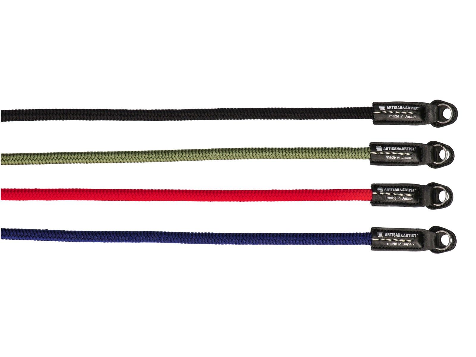 Silk Cord Strap Tape Ring - Black/Red