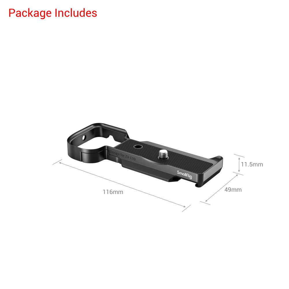 Extension Grip Sony ZV-E10 - Black 3523