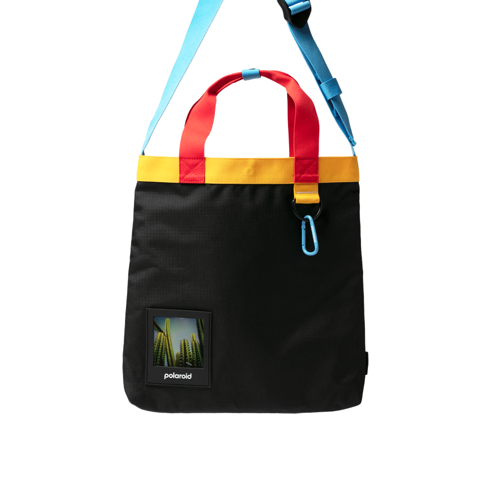 Polaroid Recycled Ripstop Tote - Black/Multi